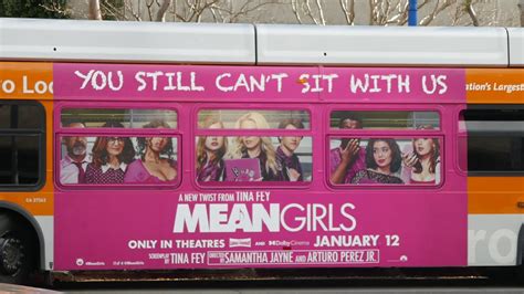 Mean Girls Bus You Still Can T Sit With Us Los Angeles California Usa January 4 2024 Youtube