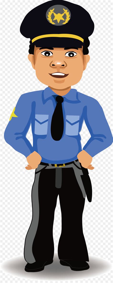 ضابط شرطة الكرتون الأمن صورة بابوا نيو غينيا