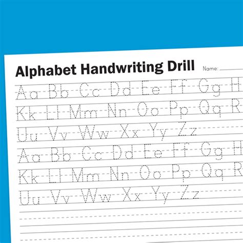 These worksheets are for coloring. Alphabet Handwriting Drill - Worksheets for Children