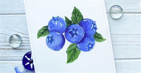 Blueberries Watercolour Wednesday Kia S Art Bits