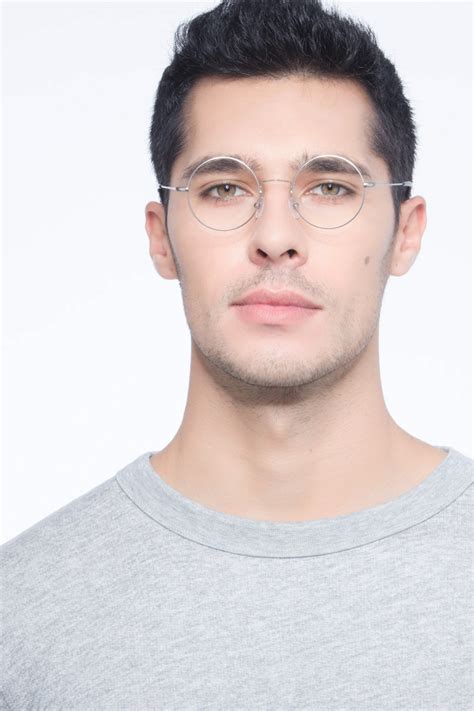 someday round silver full rim eyeglasses eyebuydirect