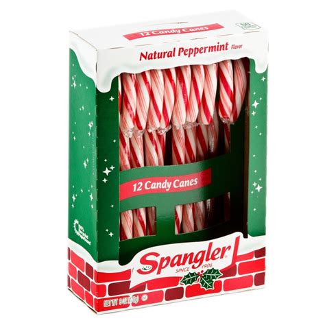 Christmas Peppermint Candy Canes 12ct Box • Christmas Candy Canes