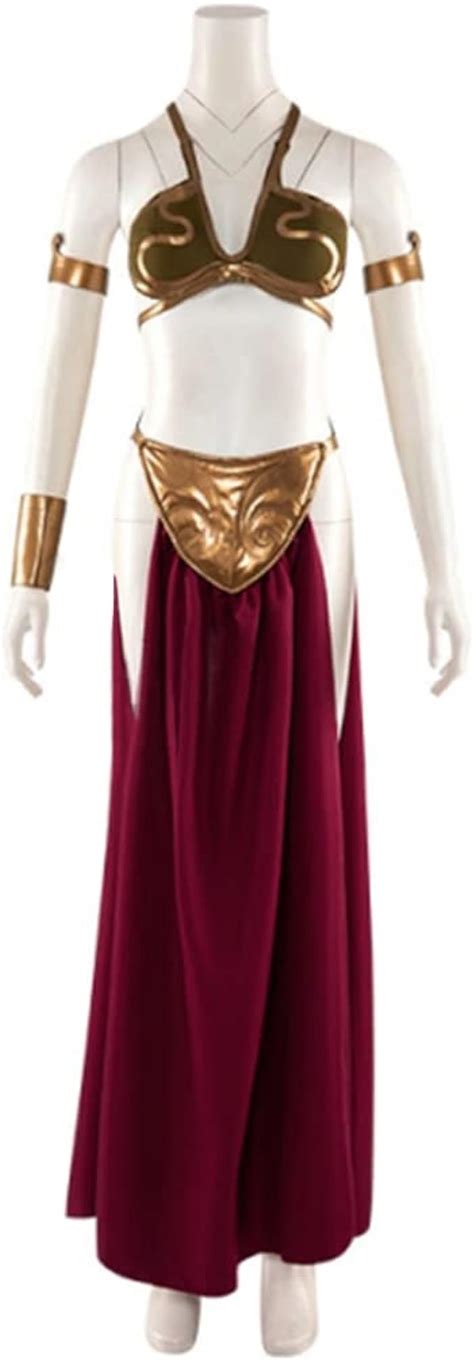 Womens Sexy Princess Slave Costume Leia Slave Cosplay Outfit Clothing Shoes