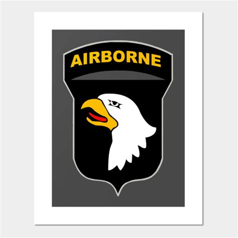 101st Airborne Division Logo 101st Airborne Division Patch Posters