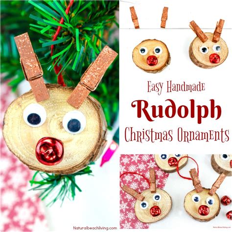 Easy To Make Rudolph Christmas Ornaments Kids Will Love