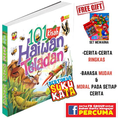 Buy Buku Cerita Kanak Kanak 2 Free Ts 101 Kisah Haiwan Teladan Buku
