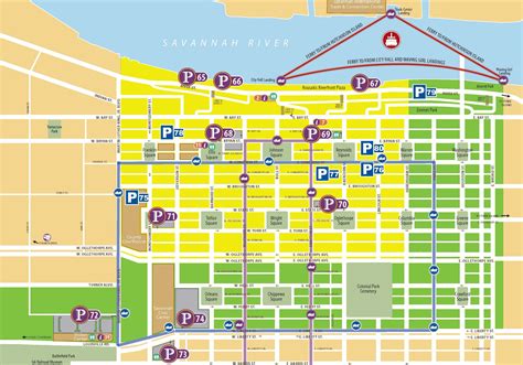 Map And Parking Savannah Book Festival