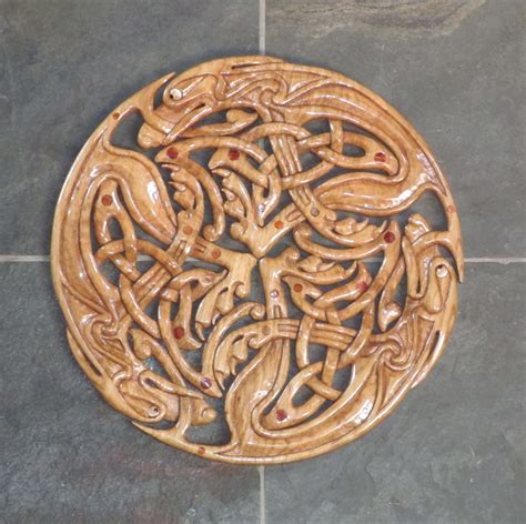 Celtic Carvings Designed And Made By Hand In The West Of Ireland By