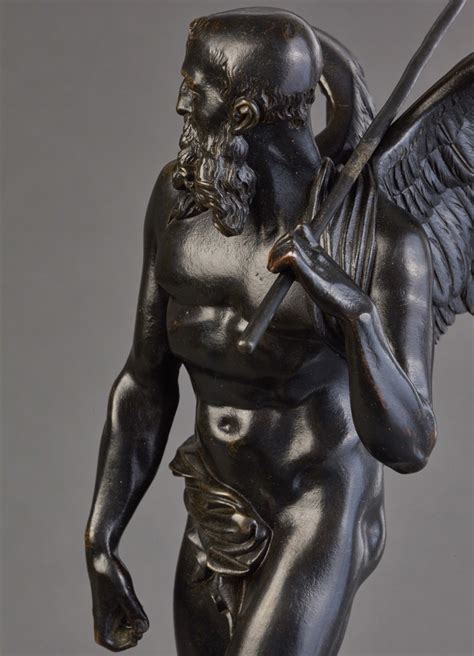 A Bronze Statue Of Kronos Cronus Circa 1820 Artlistings