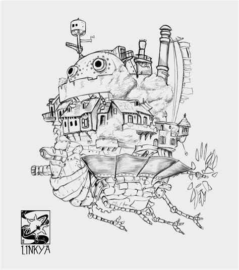 ArtStation - Howl's Moving Castle - Sketch