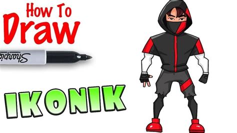 Skin Fortnite 2d How To Draw Ikonik Fortnite Youtube Di 2020