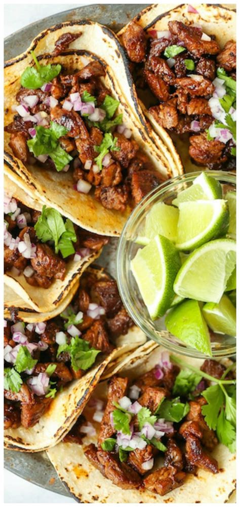 Find all your mexican food favorites, including taco recipes, burrito recipes, enchilada recipes, guacamole, and authentic recipes like tamales this is a mexican type stew that is generally served on hot flour tortillas. Mexican Street Tacos in 2020 | Mexican food recipes ...