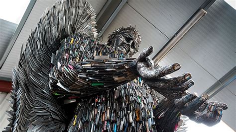 Shop knives sculpture created by thousands of emerging artists from around the world. Sculptor Spends 2 Years To Build Knife Angel Out Of 100,000 Weapons, However Government Rejects ...