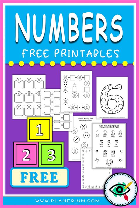 Free Numbers Printables For Kids Free Preschool Worksheets