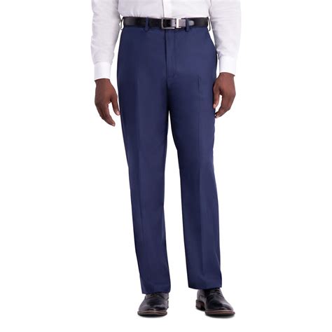 men s j m haggar premium classic fit flat front stretch suit pants navy texture