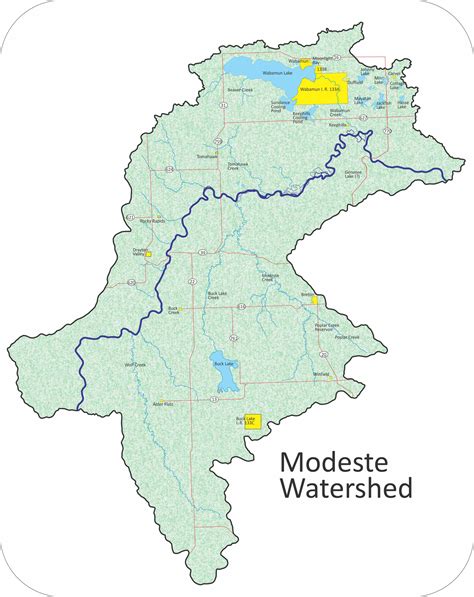 Modeste Watershed One Of 4 Sub Watersheds In The Greater Edmonton