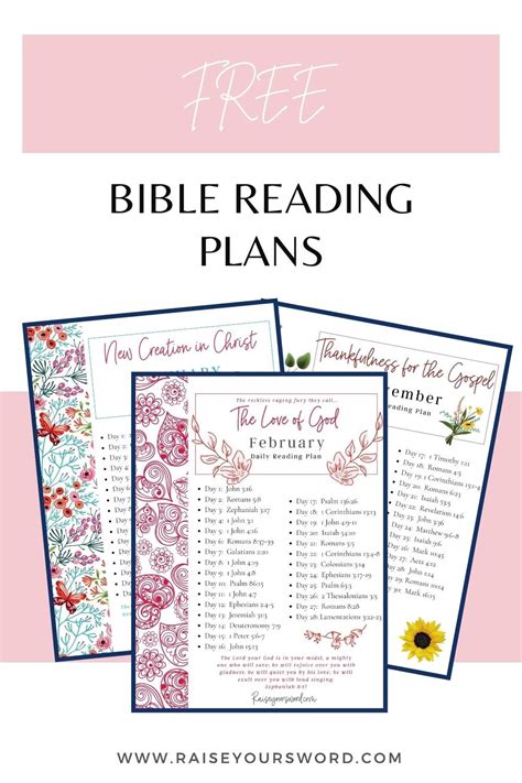 Monthly Bible Reading Plans Artofit
