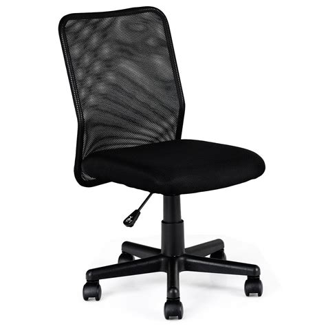 The mesh back and cushion ensures durable breathability so you stay comfortable during long stints at your desk. Costway Mid-back Adjustable Ergonomic Mesh Swivel Computer ...