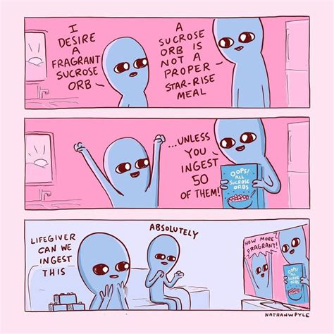 An Alien Comic Strip With The Captioni Dont Know What It Is