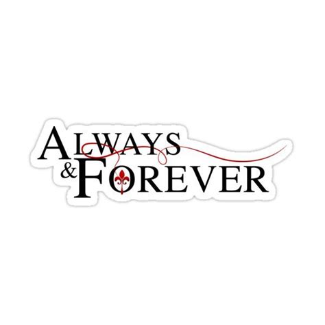 Always And Forever Sticker By Jahaythefoxao In 2021 The Vampire