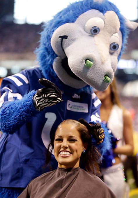 Colts Cheerleaders Shave Heads Support Chuck Pagano Sports Illustrated