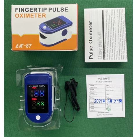 Jual Fingertip Pulse Oximeter Lk87 Alat Ukur Kadar Oksigen Dalam