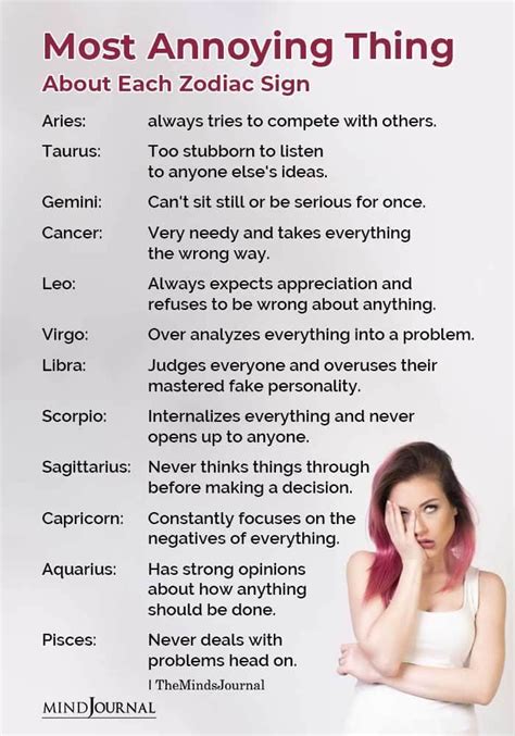 The Most Annoying Traits Of Each Zodiac Sign