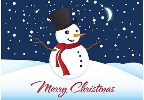 Maybe you would like to learn more about one of these? Vector Christmas Background with Snowman 84267 - Download ...