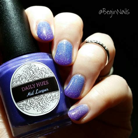 let s begin nails daily hues nail lacquer selected polishes of the spring 2016 blurple garden