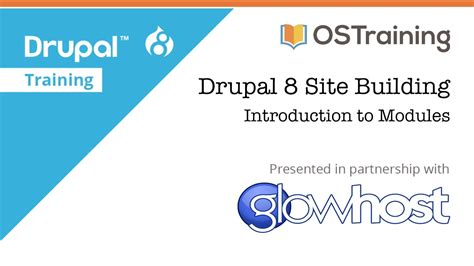 Drupal 8 Site Building Lesson 20 Introduction To Modules Youtube