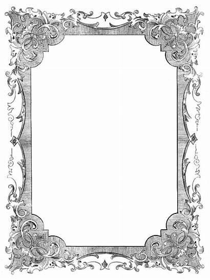 Frame Fancy Clipart Graphic Ornate Fanciful Frames