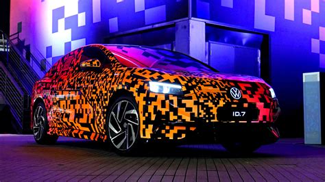 Vw Id7 Electric Sedan Shown In Camo For First Time To Arrive In