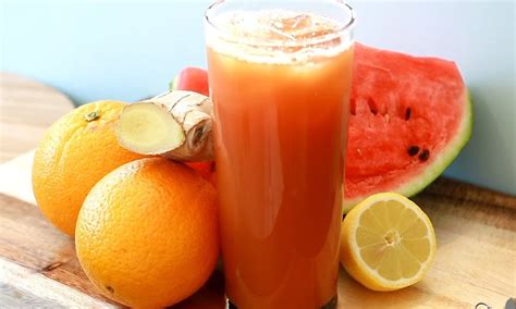 Watermelon And Orange Juice For Your Evening Cravings