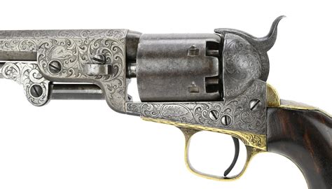 factory engraved colt 1851 navy revolver for sale