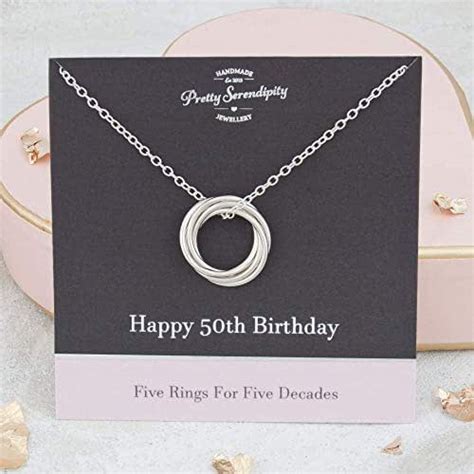 50th Birthday Necklace 50th Birthday Ts For Her 5