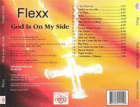 God Is On My Side By Flexx Cd 2004 Mig Records In Salt Lake City
