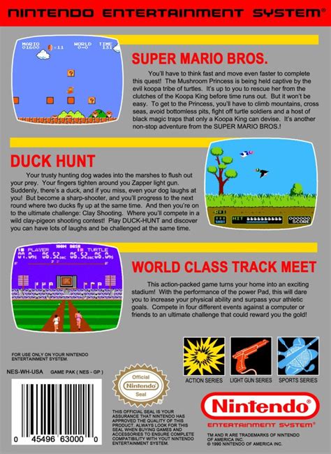 Super Mario Bros Duck Hunt Track Meet Nes Retrogameage