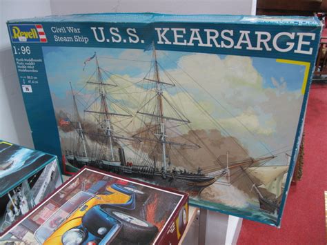 A Revell Kit Scale Civil War Steam Ship Uss Kearsarge Boxed