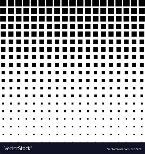 Black Abstract Halftone Square Dot Background Vector Image