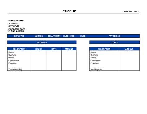 Basic Payslip