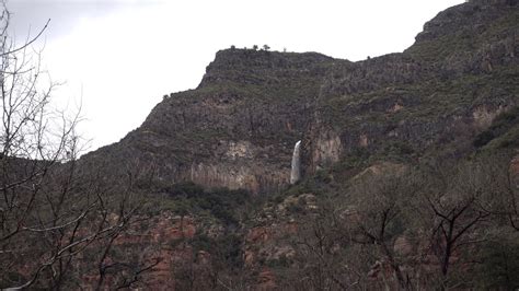 Waterfall In Sedona Oak Creek Canyon Youtube