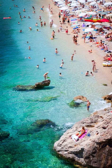 BANJE BEACH The Most Famous Of Dubrovnik S Beaches CROdestinations Com