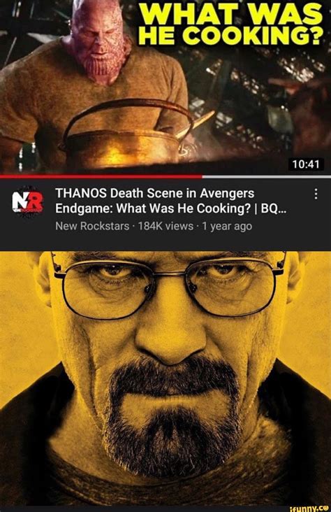Terrortory What Was He Cooking Thanos Death Scene In Avengers