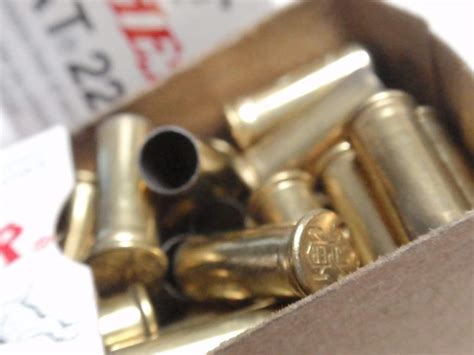 25 Pcs Empty 22 Brass Bullet Casings Shells Freshly Range