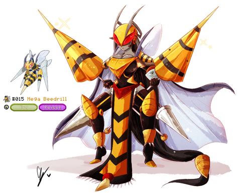 015 Mega Beedrill By Iingo On Deviantart