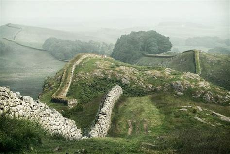 Hadrians Wall Was A Defensive Fortification In At Ancient