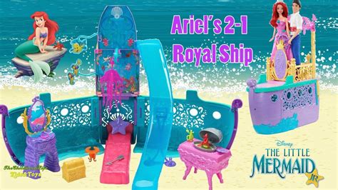 The Little Mermaid Ariels 2 In 1 Royal Ship Disney Toys Unboxing