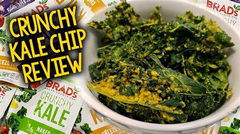 Review Crunchy Kale Chips Oil Free Vegan Brads Plant Based Naked