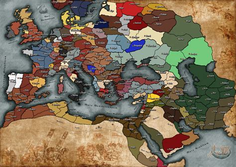 Medieval Kingdoms 1212 Ad Adjusted Factions Map And New Cities Map
