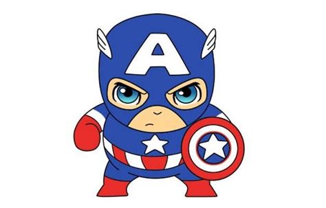 11 Contoh Sketsa Captain America Keren Dan Mudah Broonet